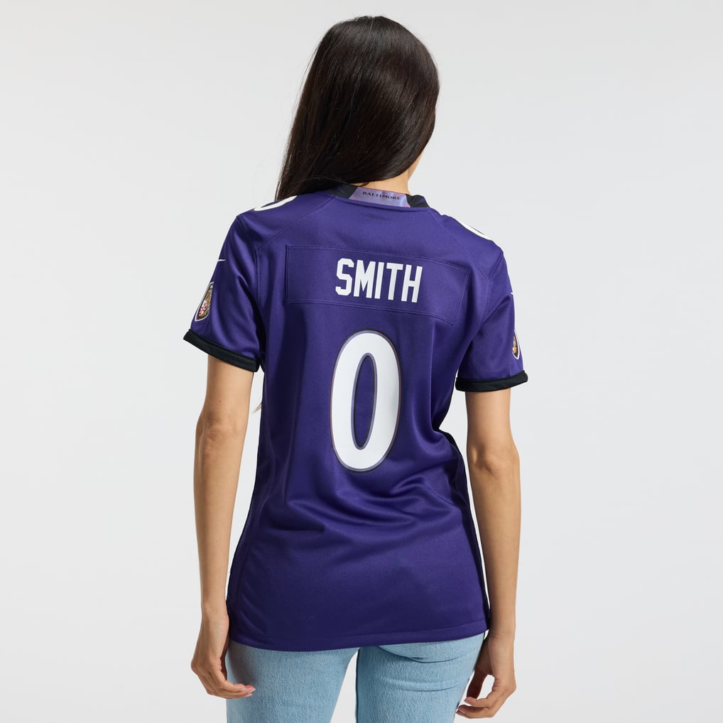 Women's Baltimore Ravens Roquan Smith Purple Team Game Jersey