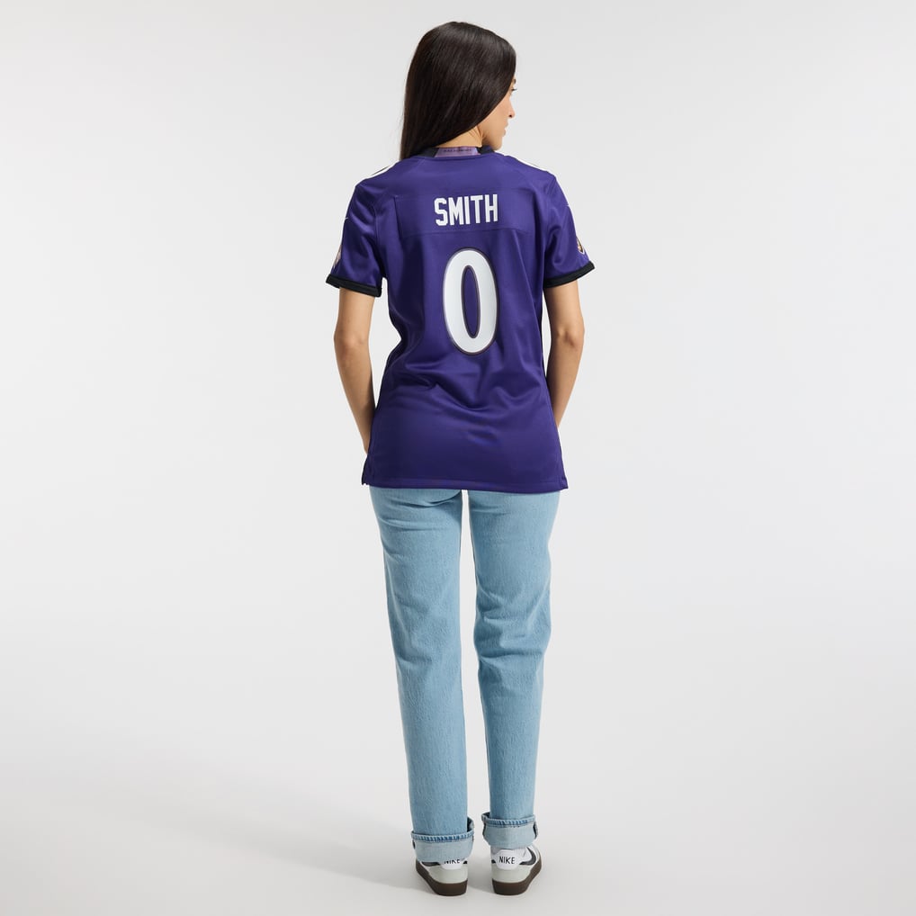 Women's Baltimore Ravens Roquan Smith Purple Team Game Jersey