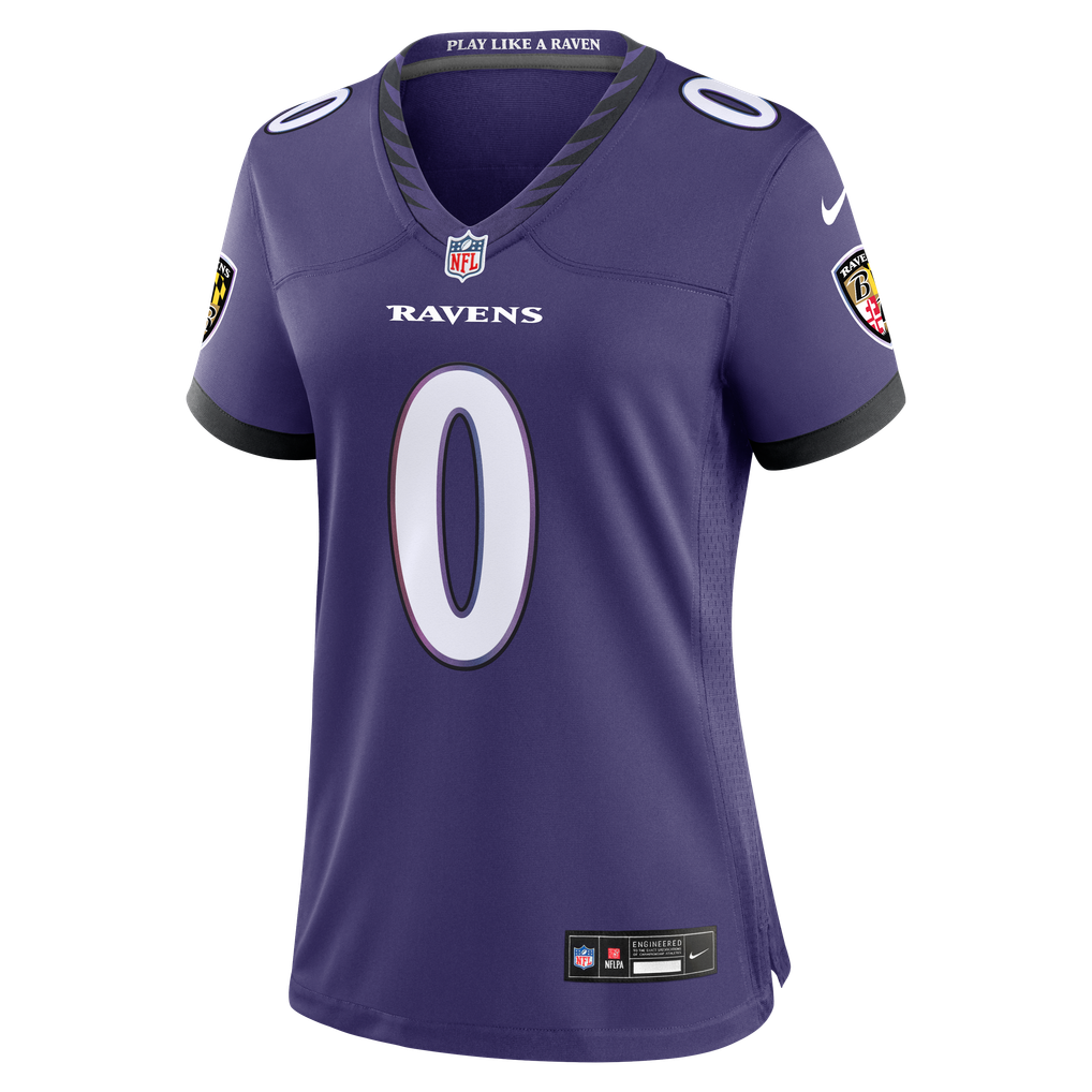 Women's Baltimore Ravens Roquan Smith Purple Team Game Jersey