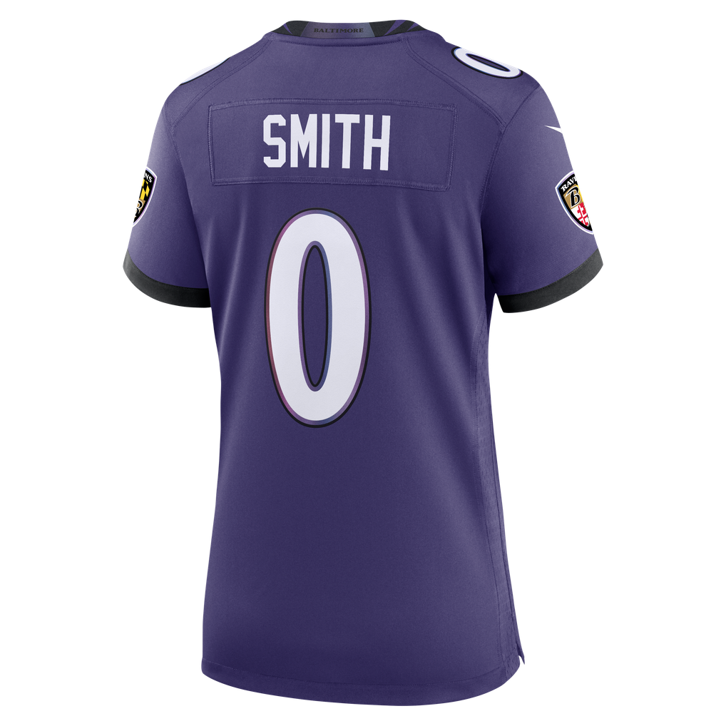 Women's Baltimore Ravens Roquan Smith Purple Team Game Jersey