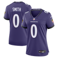 Women's Baltimore Ravens Roquan Smith Purple Team Game Jersey