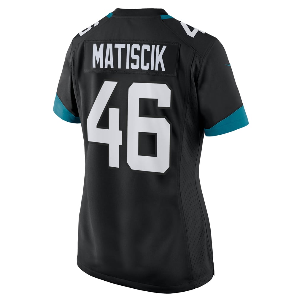 Women's Jacksonville Jaguars Ross Matiscik Black Game Jersey