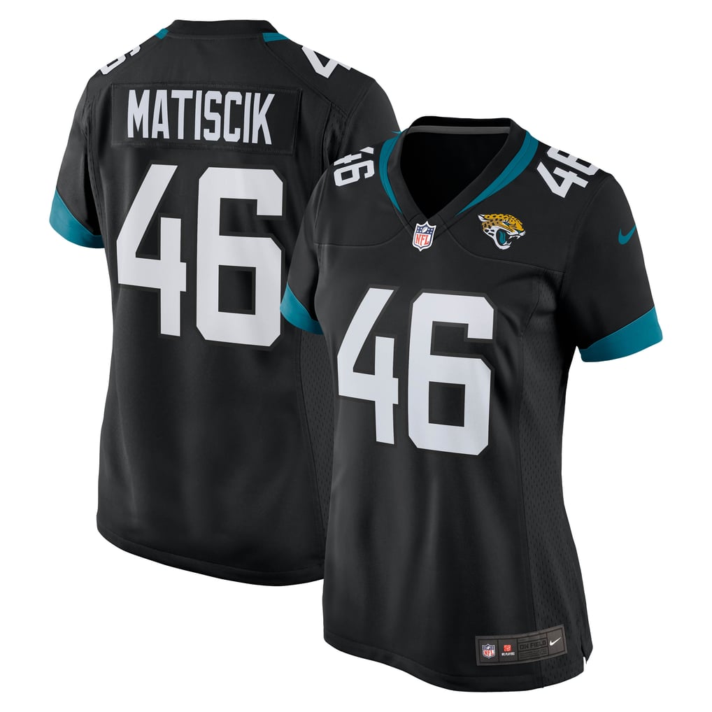 Women's Jacksonville Jaguars Ross Matiscik Black Game Jersey