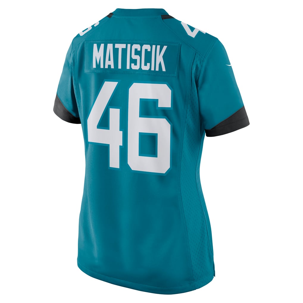 Women's Jacksonville Jaguars Ross Matiscik Teal Game Jersey