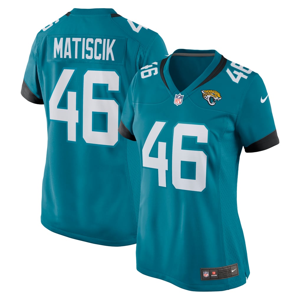 Women's Jacksonville Jaguars Ross Matiscik Teal Game Jersey
