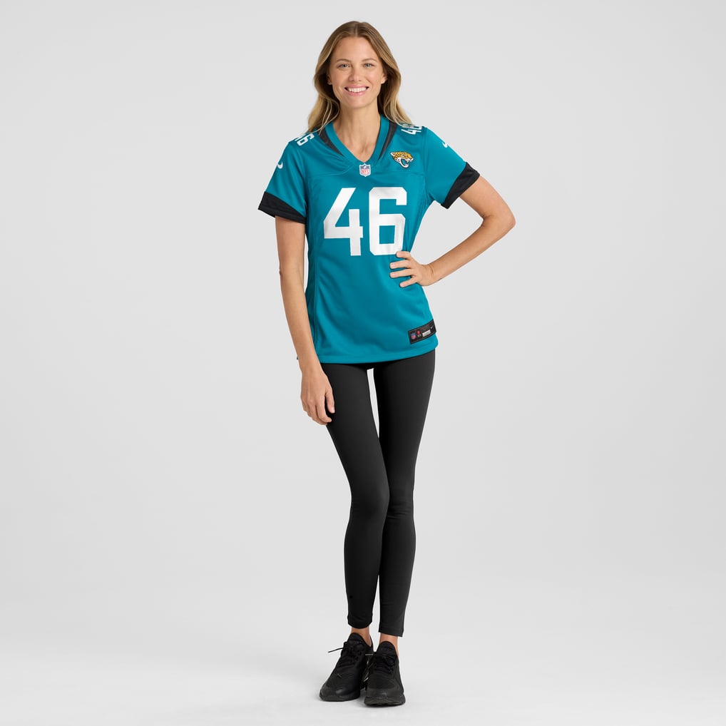 Women's Jacksonville Jaguars Ross Matiscik Teal Game Jersey