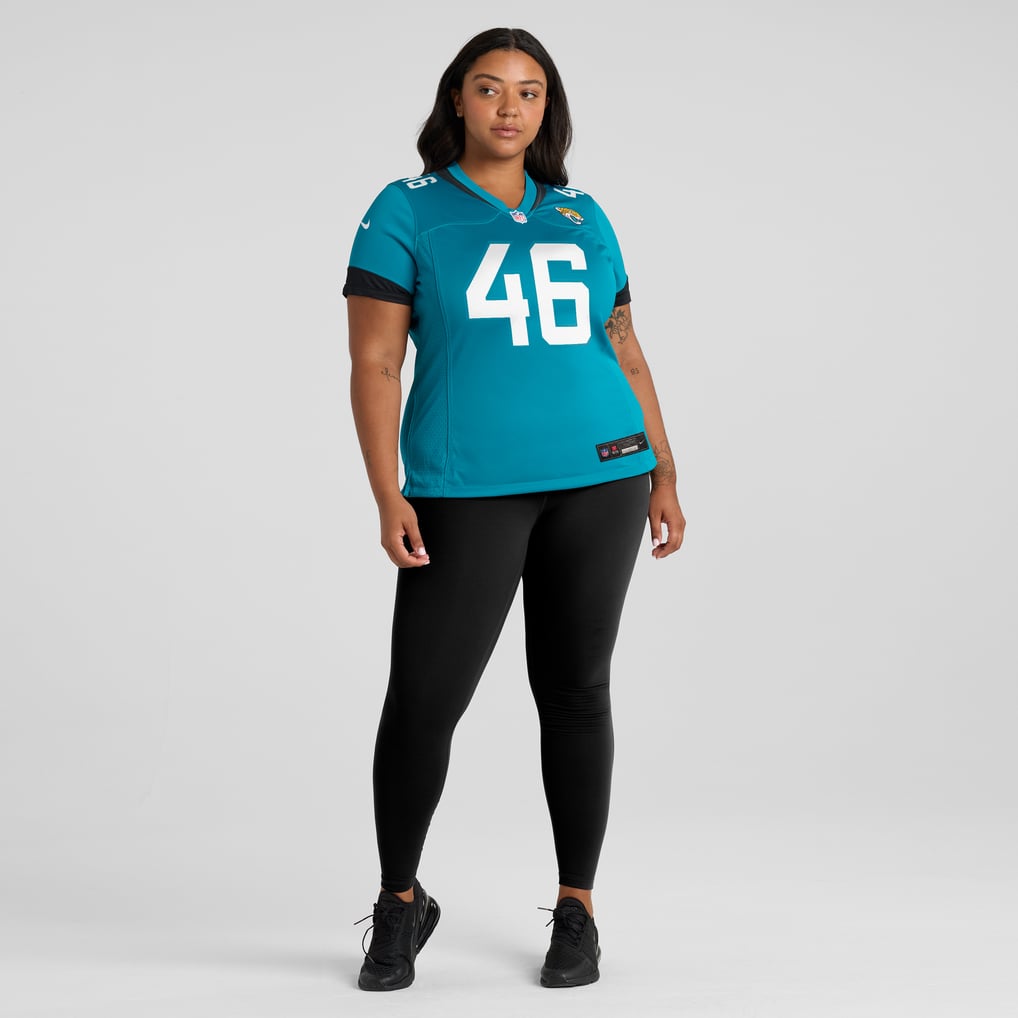 Women's Jacksonville Jaguars Ross Matiscik Teal Game Jersey