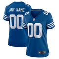 Women's Indianapolis Colts Royal Alternate Custom Jersey
