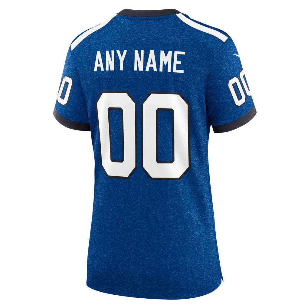 Women's Indianapolis Colts Royal Indiana Nights Alternate Custom Game Jersey