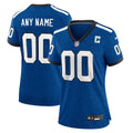 Women's Indianapolis Colts Royal Indiana Nights Alternate Custom Game Jersey