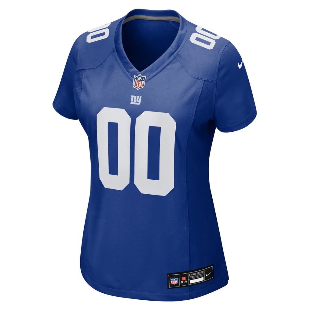 Women's Royal New York Giants Custom Jersey