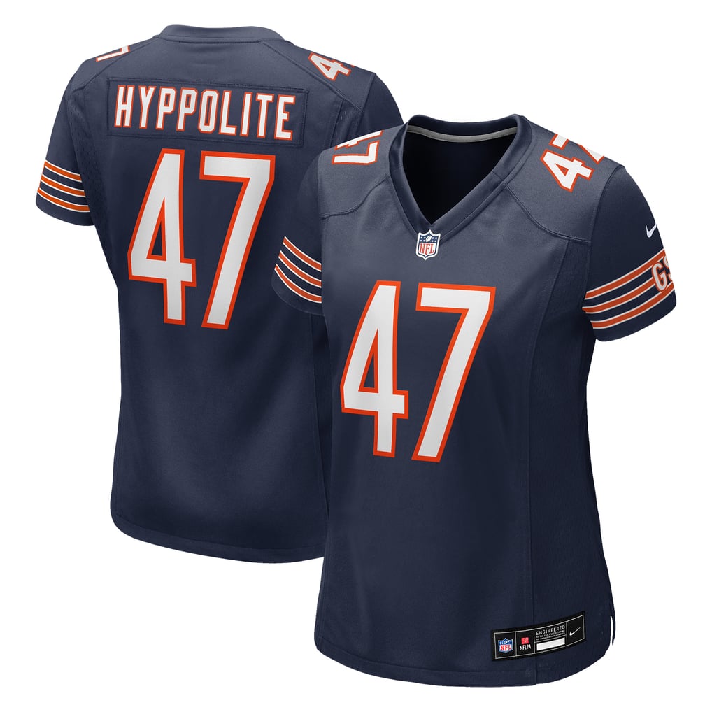 Women's Chicago Bears Ruben Hyppolite II Navy Team Game Jersey