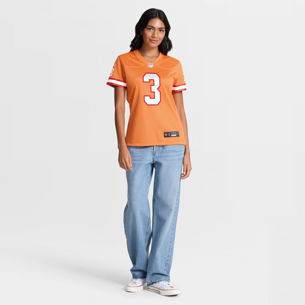 Women's Tampa Bay Buccaneers Rueben Bain Jr. Creamsicle Alternate Game Jersey