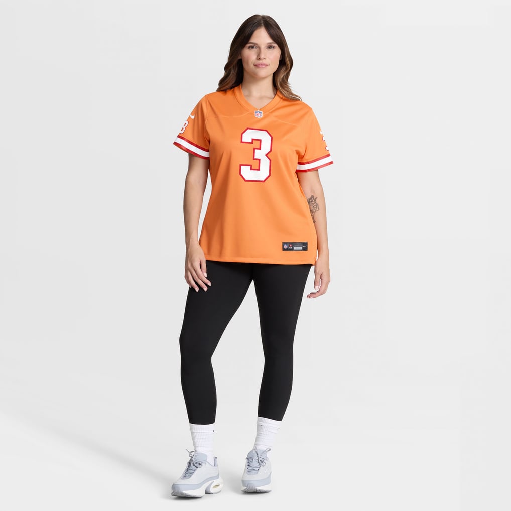 Women's Tampa Bay Buccaneers Rueben Bain Jr. Creamsicle Alternate Game Jersey