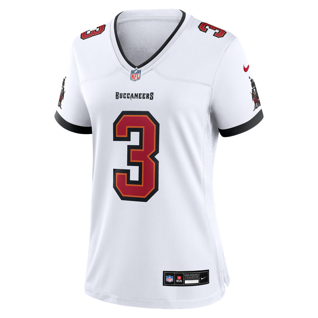 Women's Tampa Bay Buccaneers Rueben Bain Jr. White Game Jersey