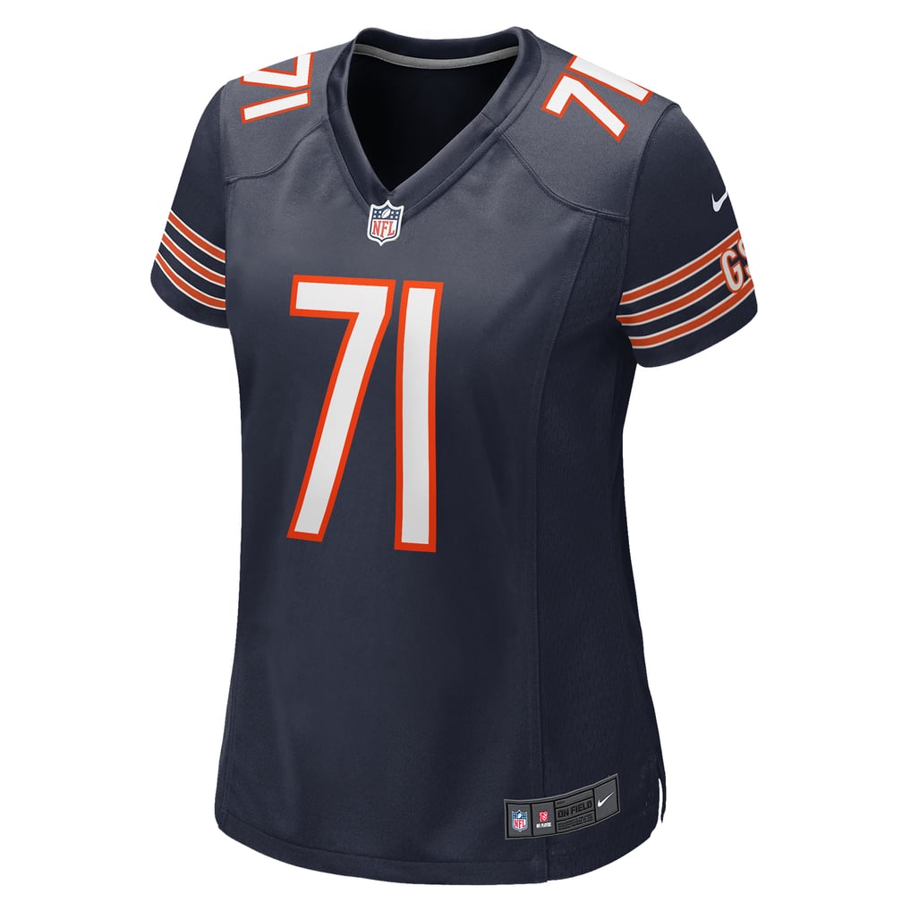 Women's Chicago Bears Ryan Bates Navy Game Jersey