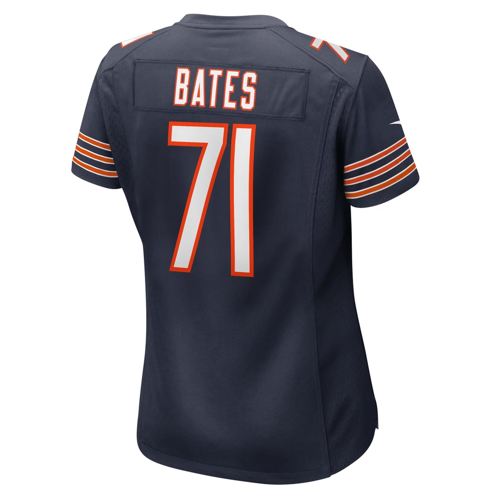 Women's Chicago Bears Ryan Bates Navy Game Jersey
