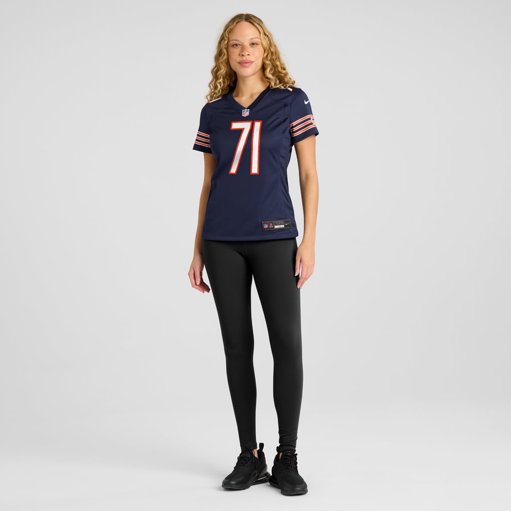Women's Chicago Bears Ryan Bates Navy Game Jersey