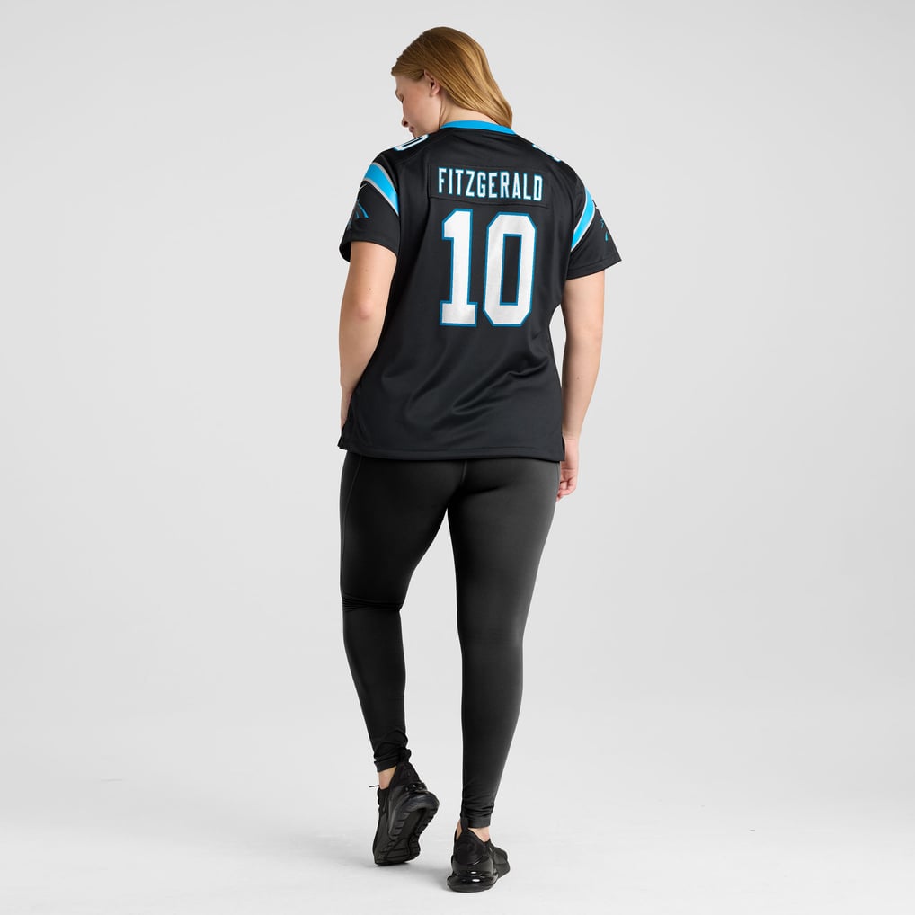 Women's Carolina Panthers Ryan Fitzgerald Black Team Game Jersey