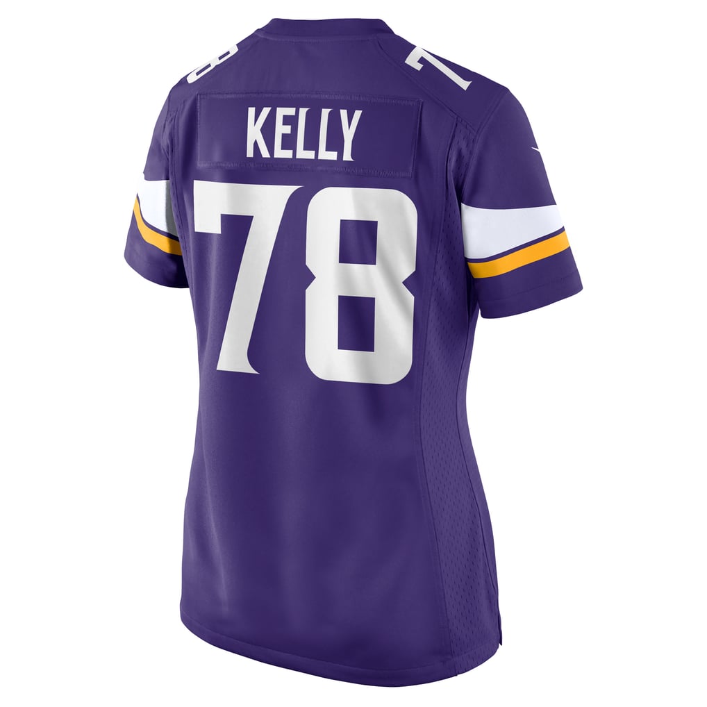 Women's Minnesota Vikings Ryan Kelly Purple Team Game Jersey