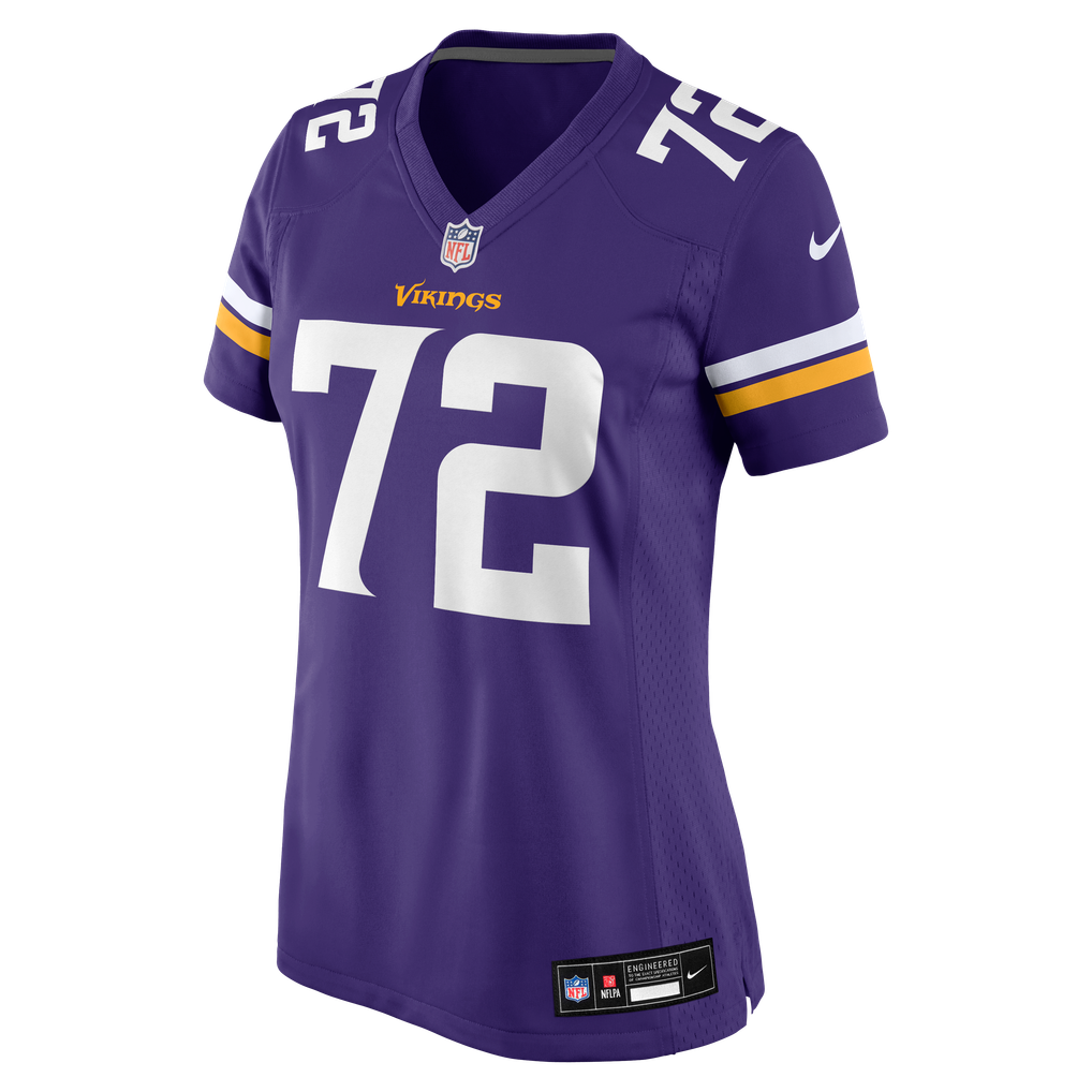 Women's Minnesota Vikings Ryan Van Demark Purple Team Game Jersey