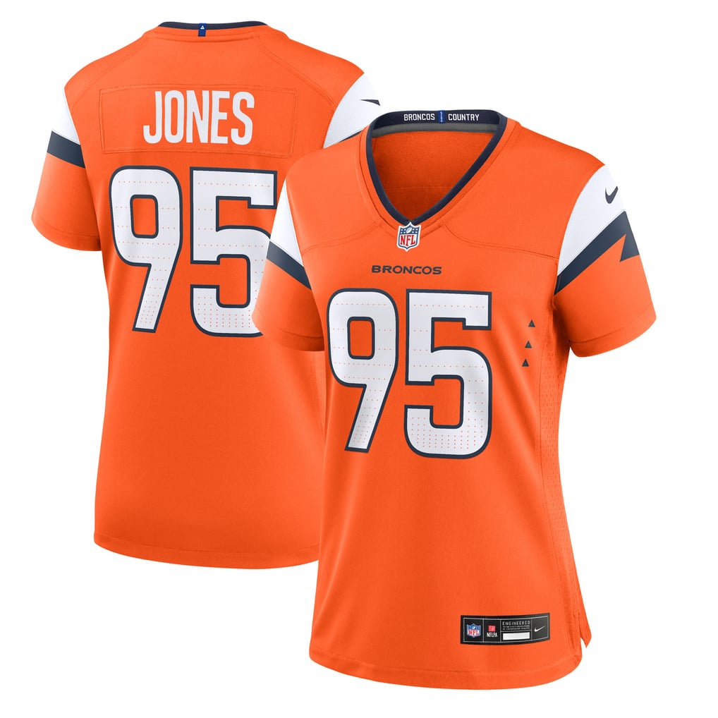 Women's Denver Broncos Sai'vion Jones Orange Team Game Jersey
