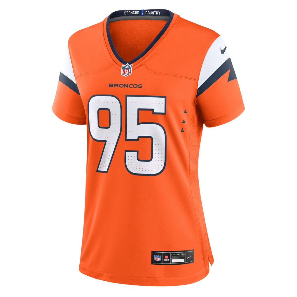 Women's Denver Broncos Sai'vion Jones Orange Team Game Jersey