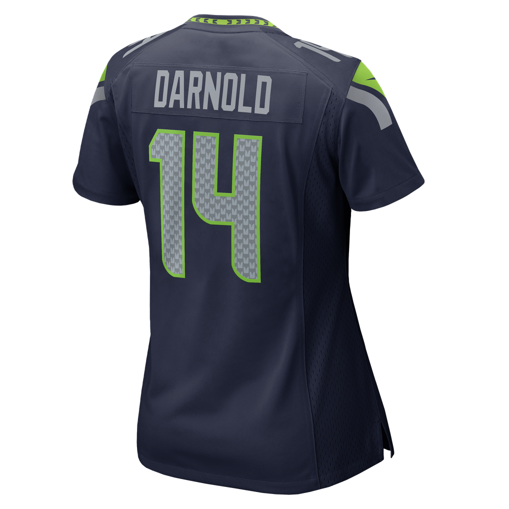 Women's Seattle Seahawks Sam Darnold College Navy Team Game Jersey