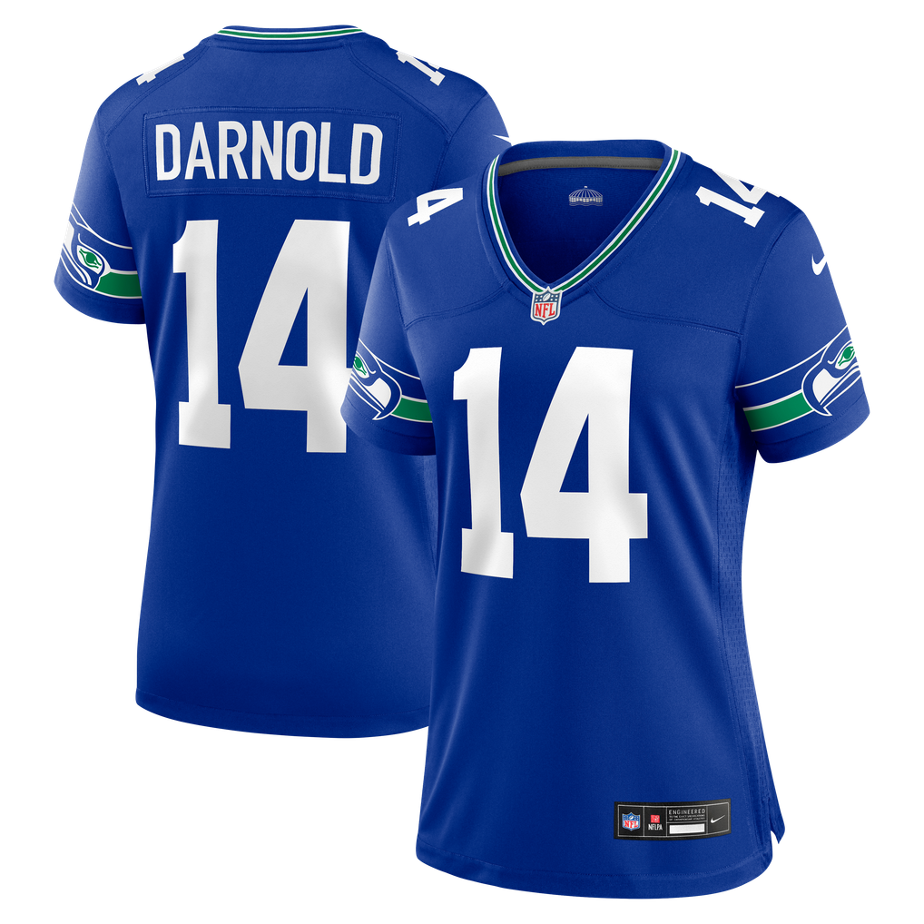 Women's Seattle Seahawks Sam Darnold Royal Alternate Game Jersey