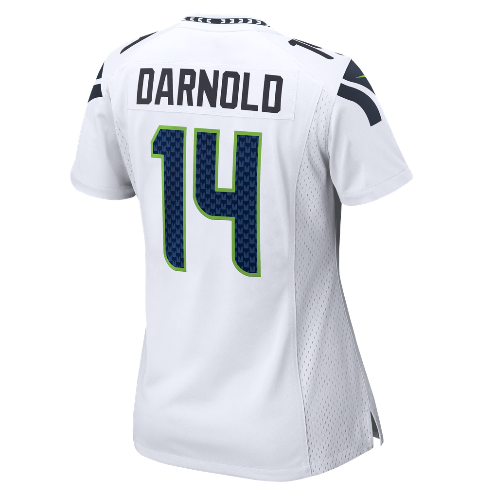Women's Seattle Seahawks Sam Darnold White Game Jersey