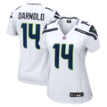 Women's Seattle Seahawks Sam Darnold White Game Jersey