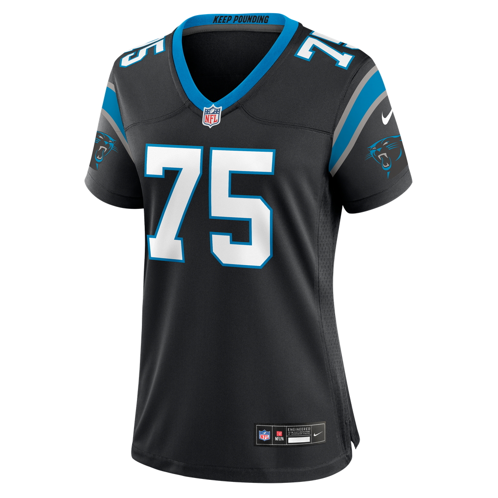 Women's Carolina Panthers Sam Hecht Black Team Game Jersey
