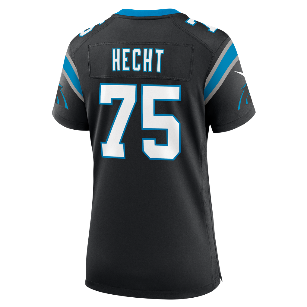 Women's Carolina Panthers Sam Hecht Black Team Game Jersey