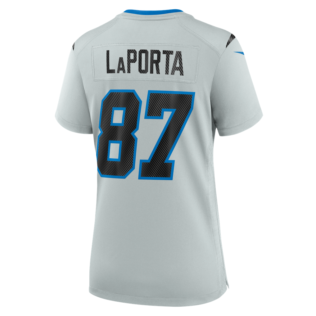 Women's Detroit Lions Sam LaPorta Silver 2026 Rivalries Collection Game Jersey
