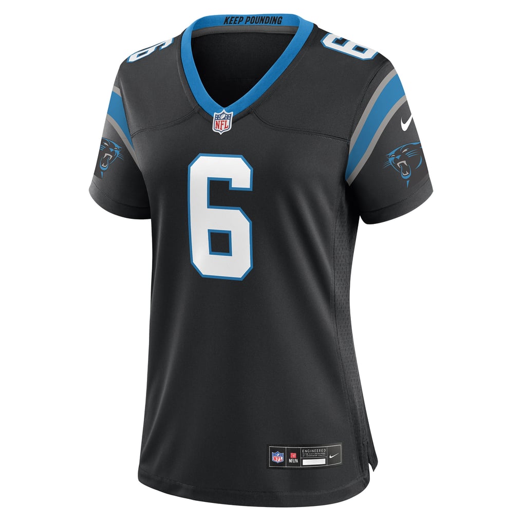 Women's Carolina Panthers Sam Martin Black Team Game Jersey