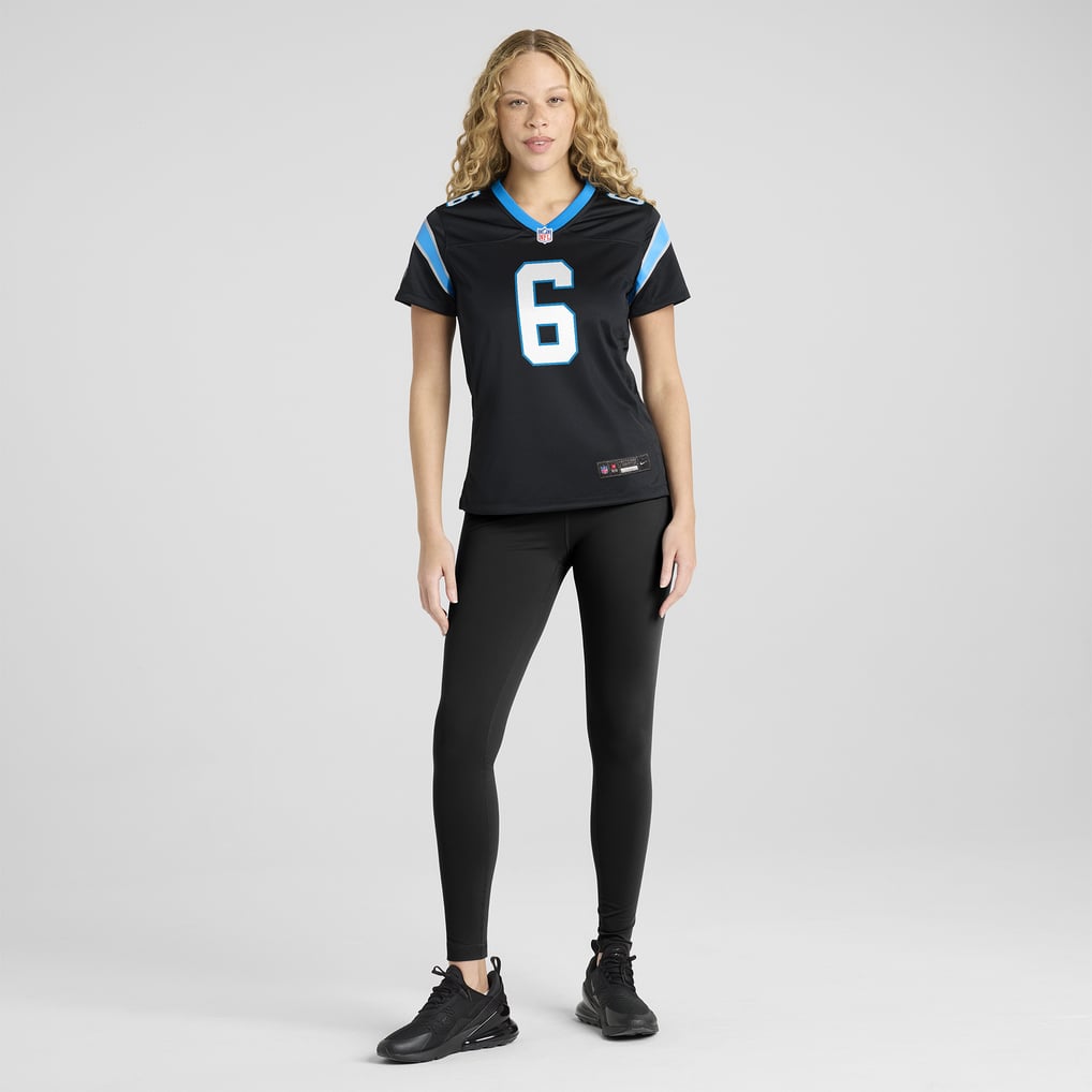 Women's Carolina Panthers Sam Martin Black Team Game Jersey