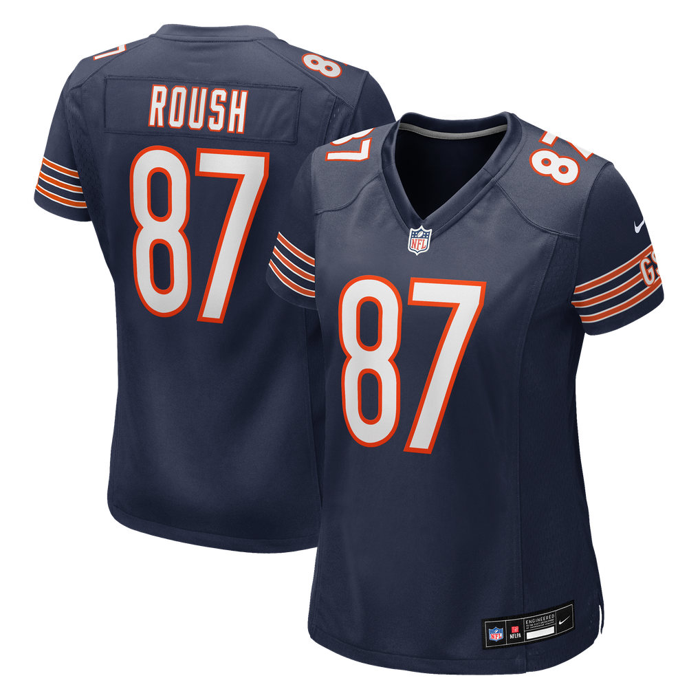 Women's Chicago Bears Sam Roush Navy Team Game Jersey