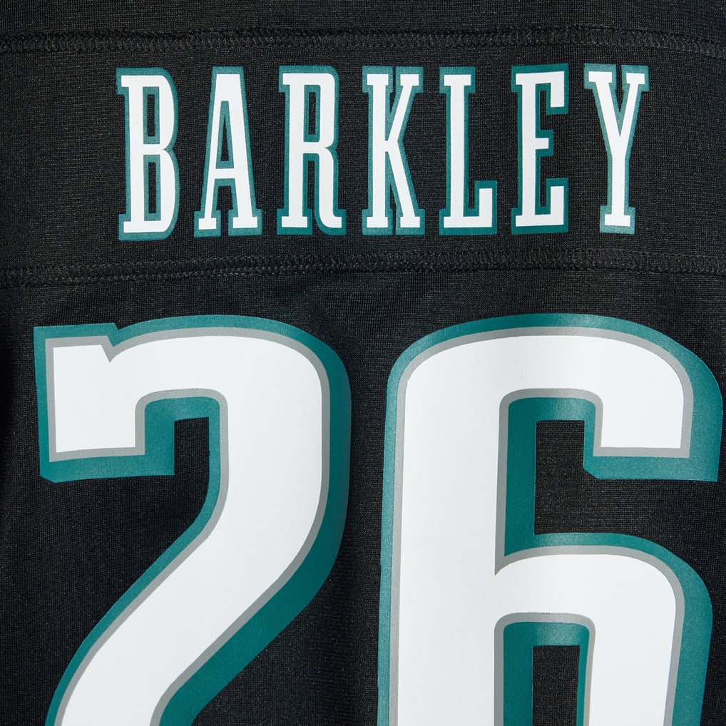 Women's Philadelphia Eagles Saquon Barkley Black Alternate Game Jersey
