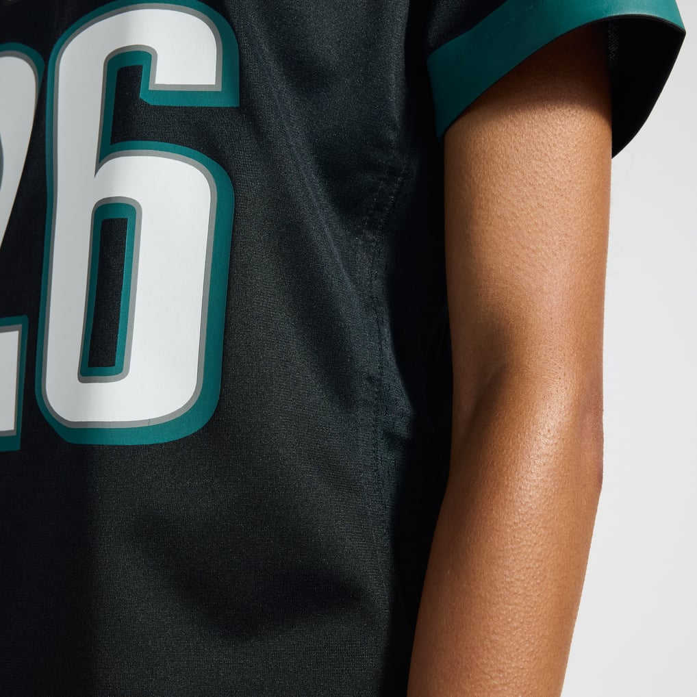 Women's Philadelphia Eagles Saquon Barkley Black Alternate Game Jersey