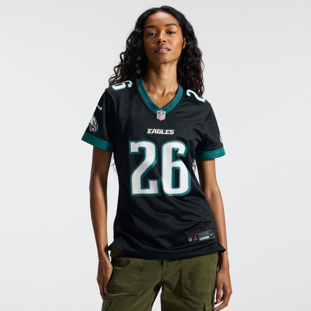 Women's Philadelphia Eagles Saquon Barkley Black Alternate Game Jersey