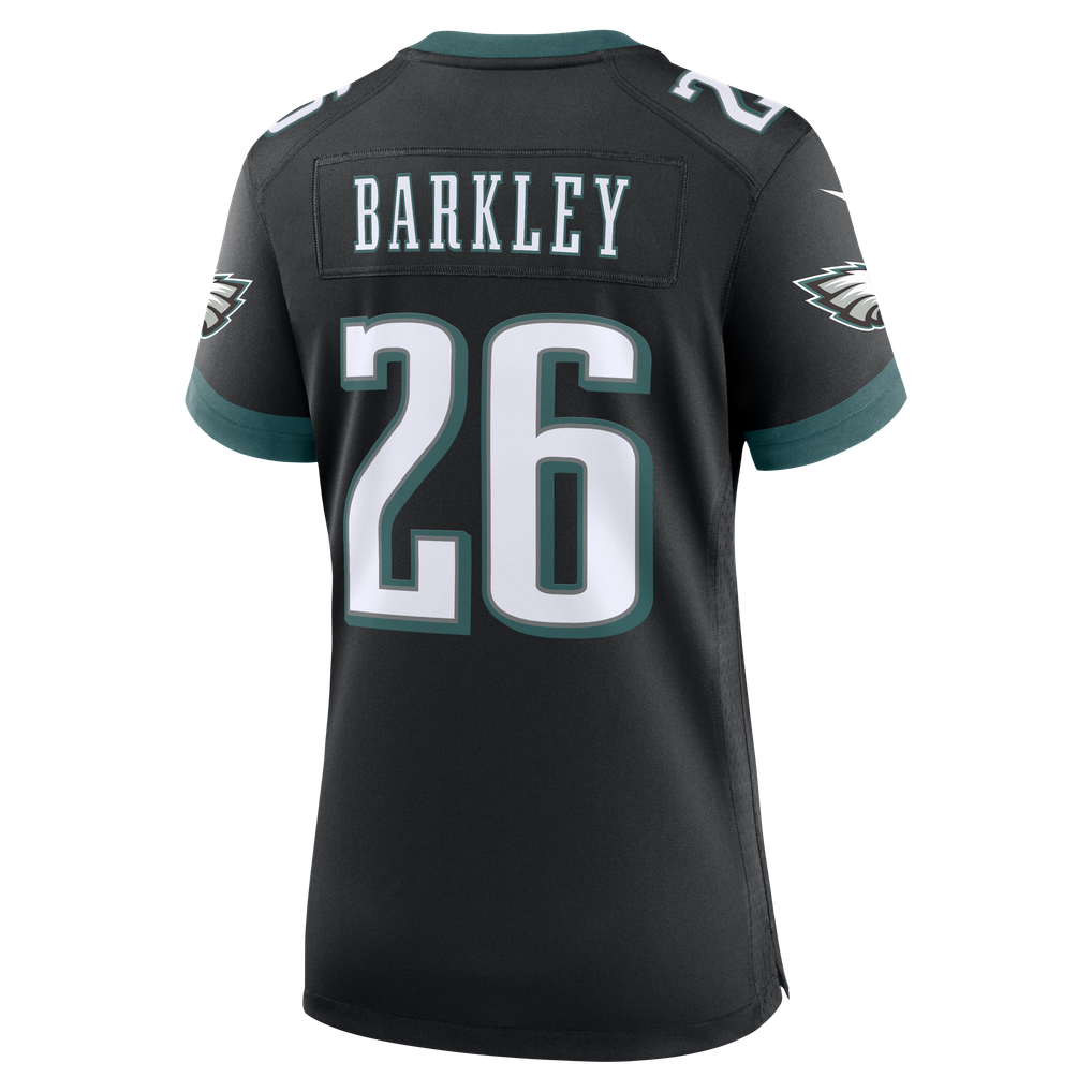 Women's Philadelphia Eagles Saquon Barkley Black Alternate Game Jersey