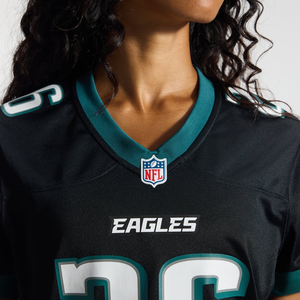 Women's Philadelphia Eagles Saquon Barkley Black Alternate Game Jersey