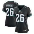 Women's Philadelphia Eagles Saquon Barkley Black Alternate Game Jersey