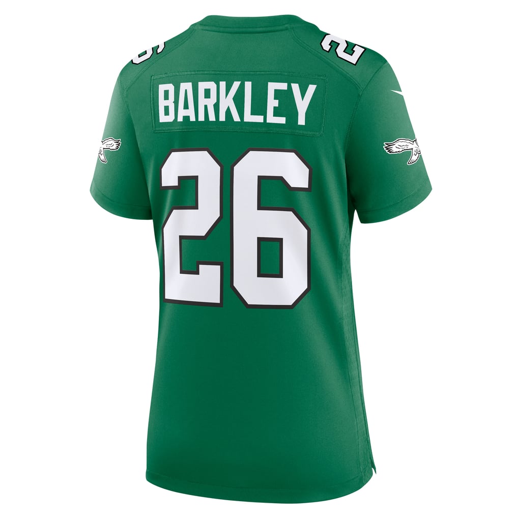 Women's Philadelphia Eagles Saquon Barkley Kelly Green Alternate Game Jersey