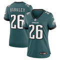 Women's Philadelphia Eagles Saquon Barkley Midnight Green Game Player Jersey