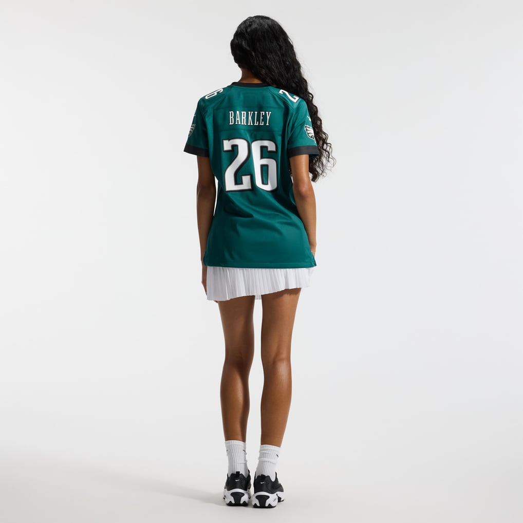 Women's Philadelphia Eagles Saquon Barkley Midnight Green Team Game Jersey