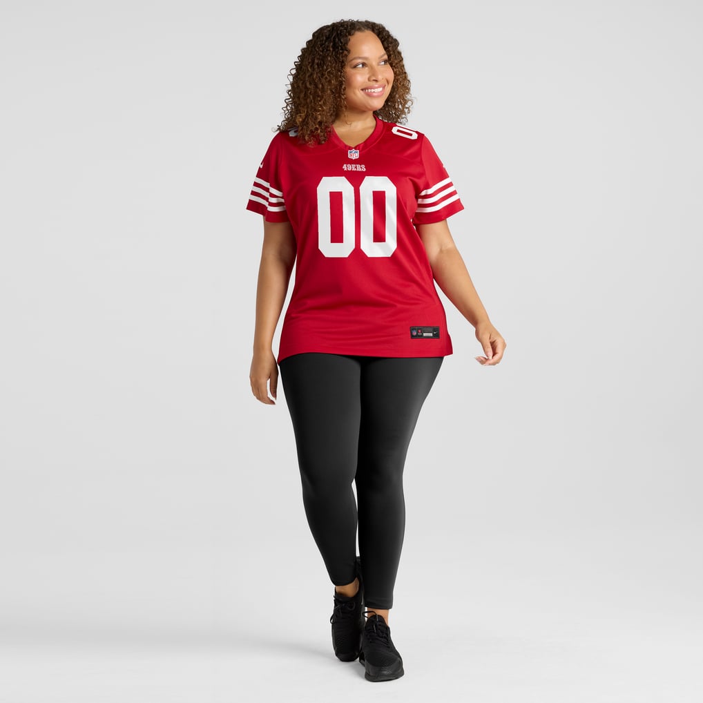 Women's San Francisco 49ers Scarlet Game Custom Jersey