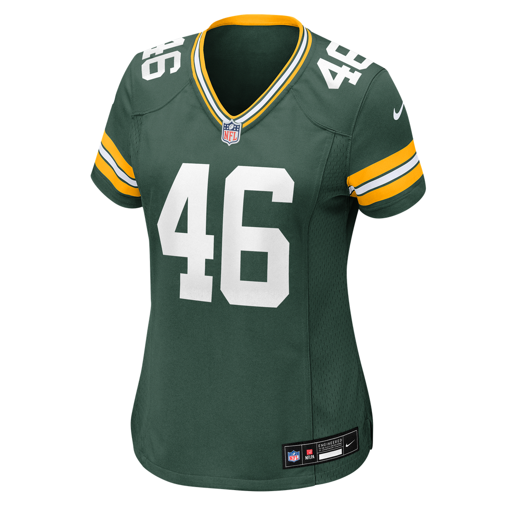 Women's Green Bay Packers Scott Daly Green Team Game Jersey
