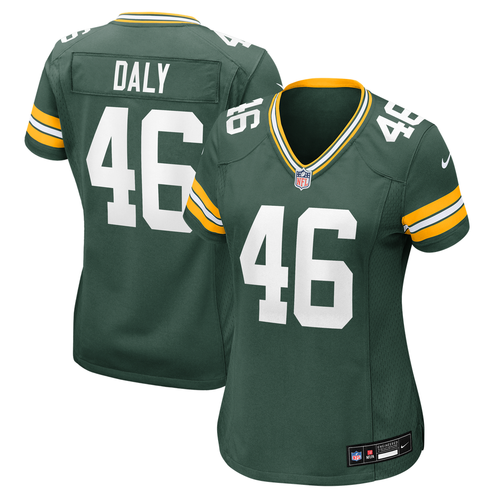 Women's Green Bay Packers Scott Daly Green Team Game Jersey