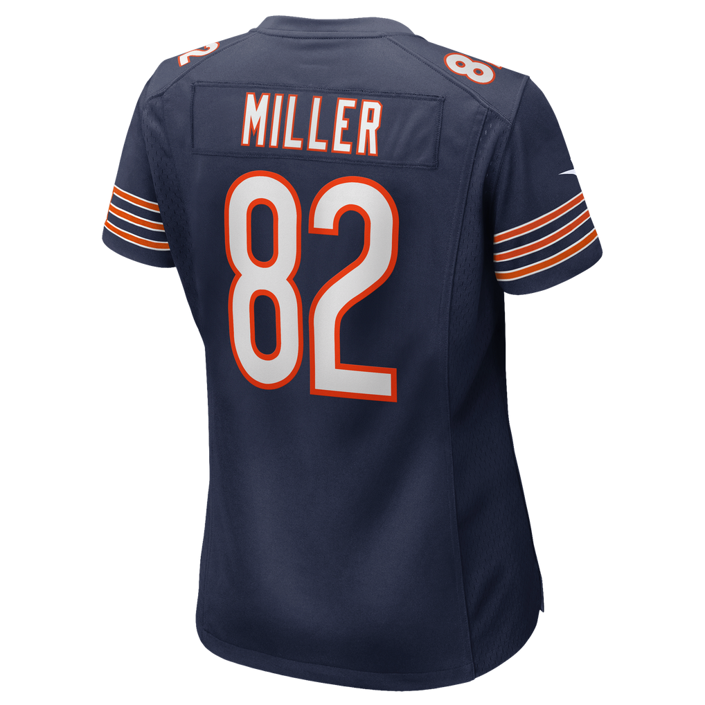 Women's Chicago Bears Scott Miller Navy Team Game Jersey